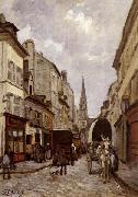 Alfred Sisley La Grande-Rue,Argenteuil oil painting reproduction